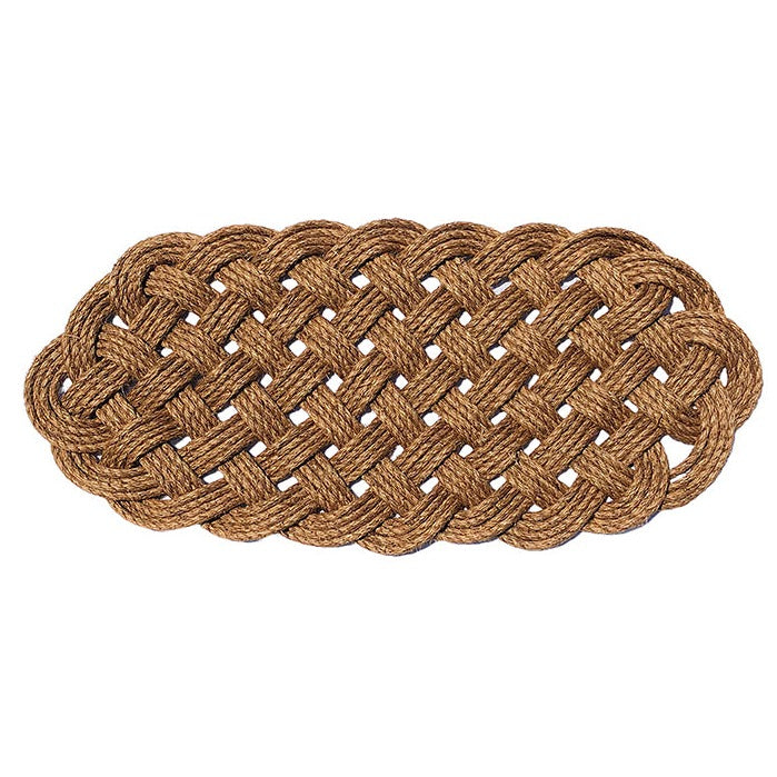 Large Nautical Rope Mat from natural Manila Rope 2275 home decoration Mysticknotwork.com 