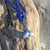 Royal Blue Whale Tail Adjustable Necklace Stainless Steel 029 Mystic Knotwork 