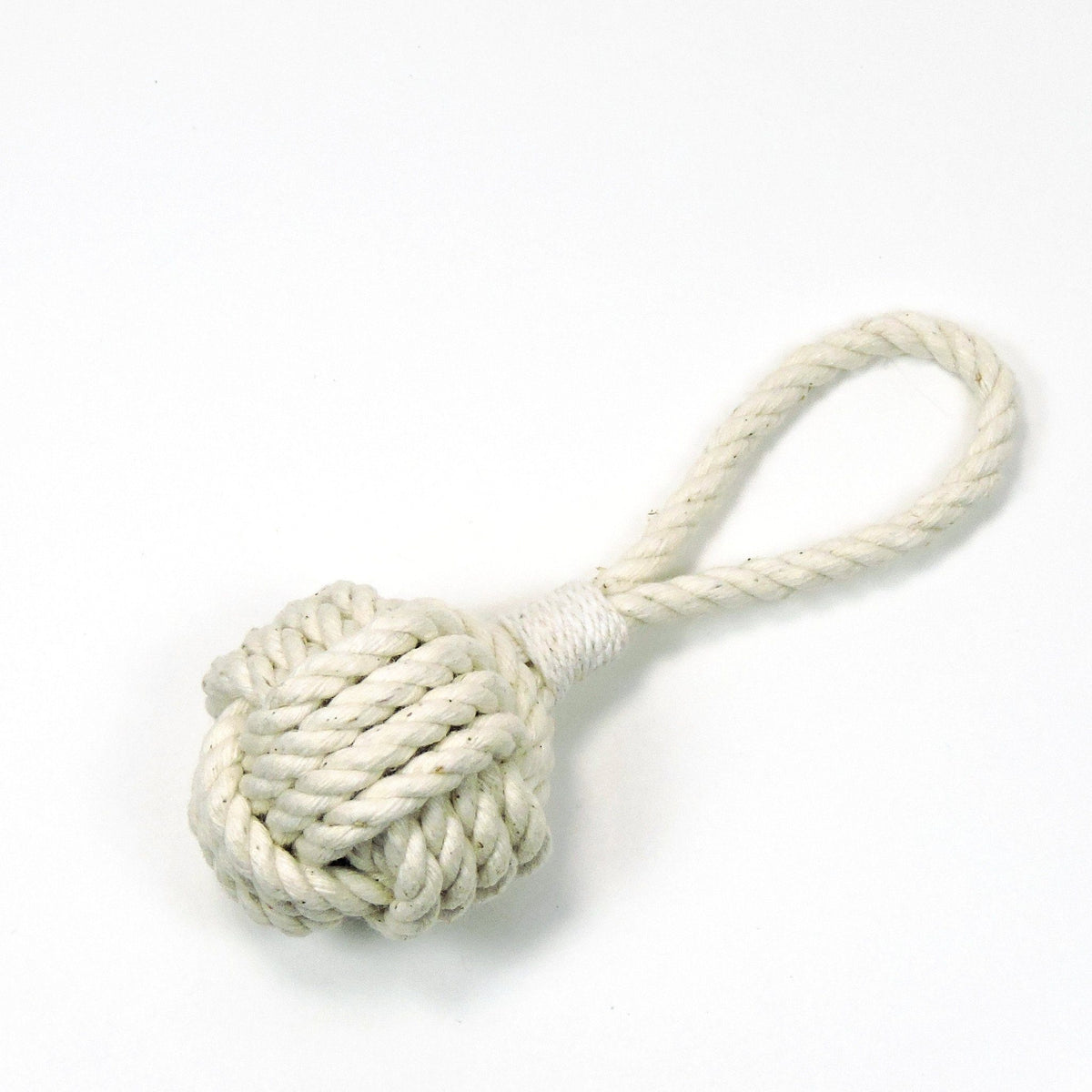 Nautical Knot Monkey Fist Knot Napkin Rings, Set of Four handmade at Mystic Knotwork