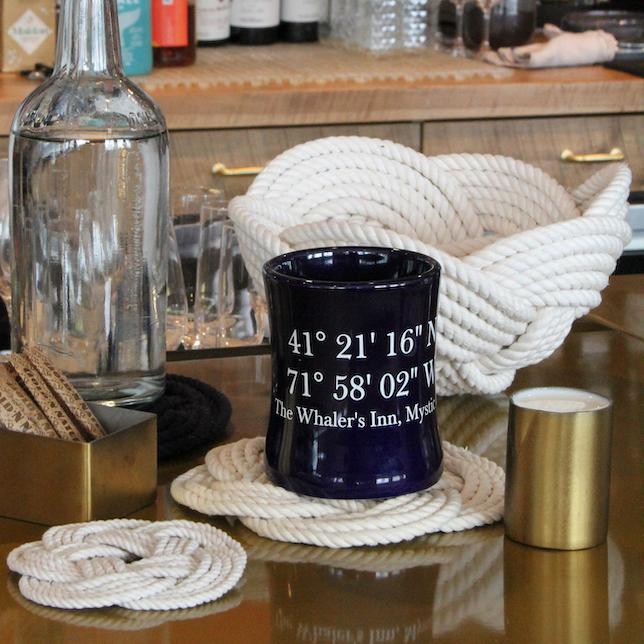 7" Nautical Sailor Knot Cotton Trivet, 4 Color Choices, Small trivet Mysticknotwork.com 