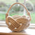 Celtic Knotted White Basket home decoration Mystic Knotwork 