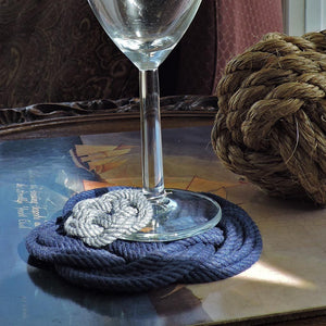Sailor Knot Wine Charms Woven turkshead knots Mystic Knotwork 