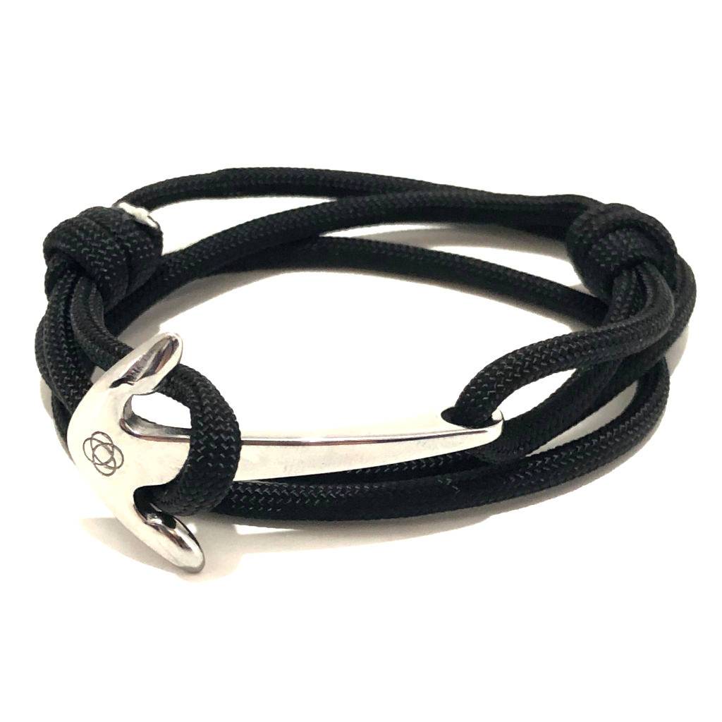 Black Adjustable Anchor Wrap Use as a Bracelet,Anklet,or Necklace 020 Mystic Knotwork 