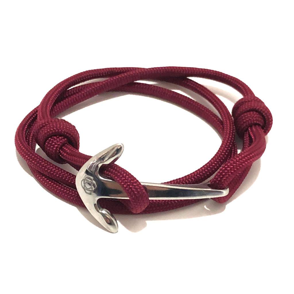 Burgundy Adjustable Anchor Wrap Use as a Bracelet,Anklet,or Necklace 022 Mystic Knotwork 