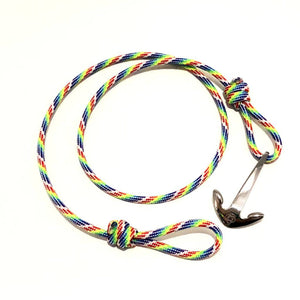 Rainbow Adjustable Anchor Wrap Use as a Bracelet,Anklet,or Necklace 137 Mystic Knotwork 