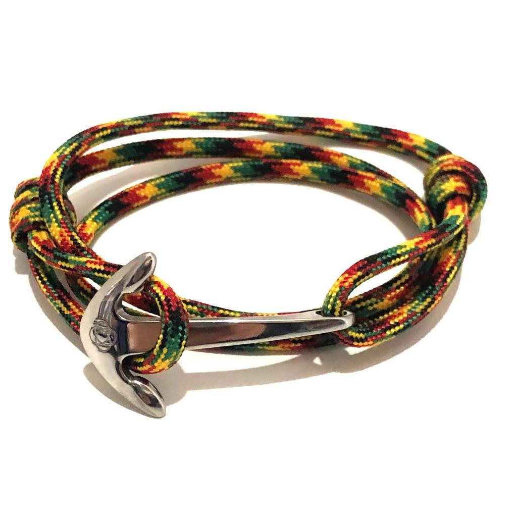 Rasta Adjustable Anchor Wrap Use as a Bracelet,Anklet,or Necklace 191 Mystic Knotwork 