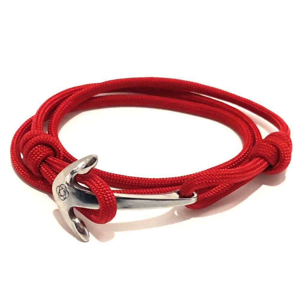 Red Adjustable Anchor Wrap Use as a Bracelet,Anklet,or Necklace 028 Mystic Knotwork 