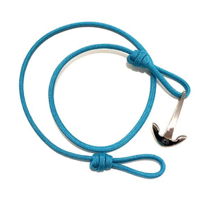 Turquoise Adjustable Anchor Wrap Use as a Bracelet, Anklet, or Necklace 016 Mystic Knotwork 